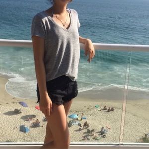 Gray v neck shirt. Forever 21